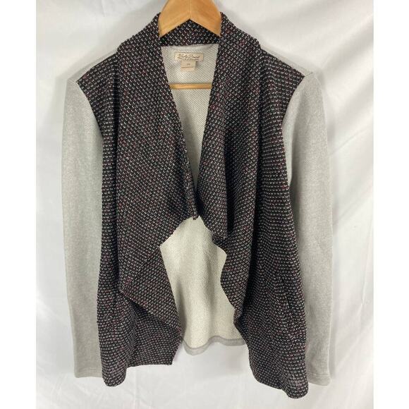 LUCKY BRAND lotus shawl open cardigan sweater XS - Picture 3 of 8